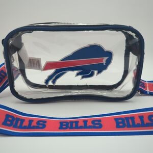 Buffalo Bills Football Clear Game Day Crossbody Bag Stadium Approved Bills Mafia
